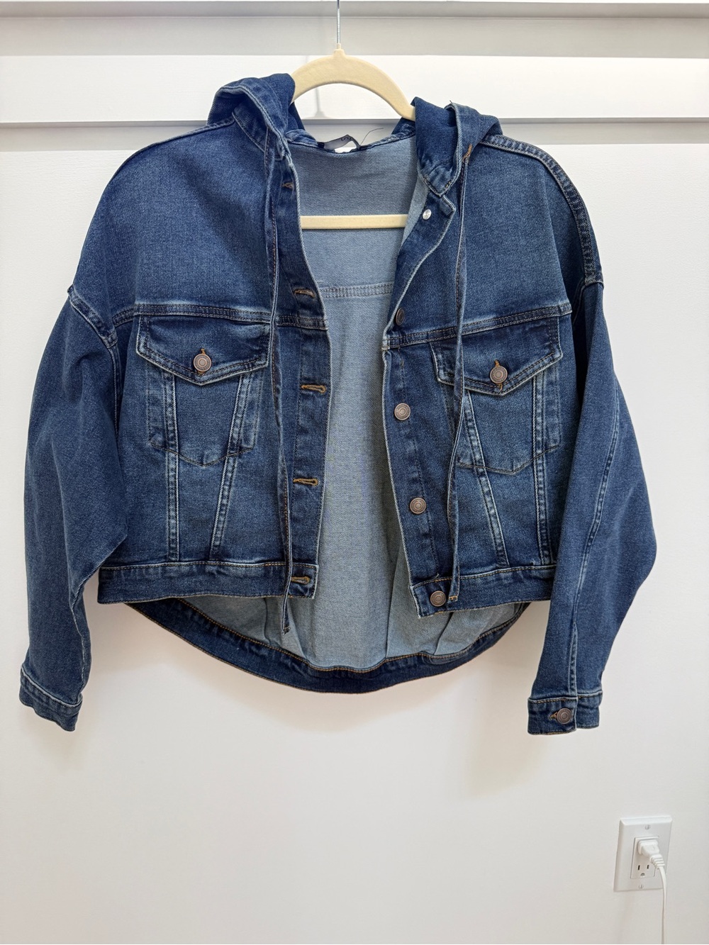 Brand new cropped Ruti Denim Jacket